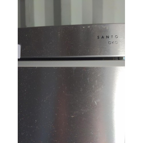 226 - AEG Stainless 6ft fridge