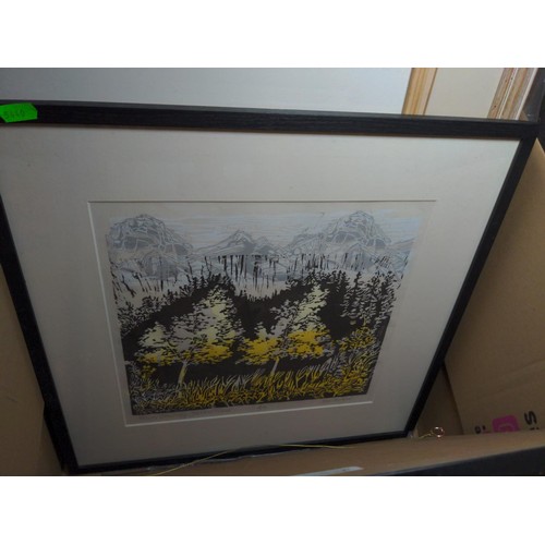 272 - Large collection of framed artworks and prints, mostly signed works by Jen Parker