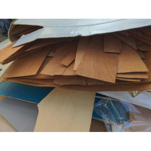 32 - Various sections of veneer and other timber