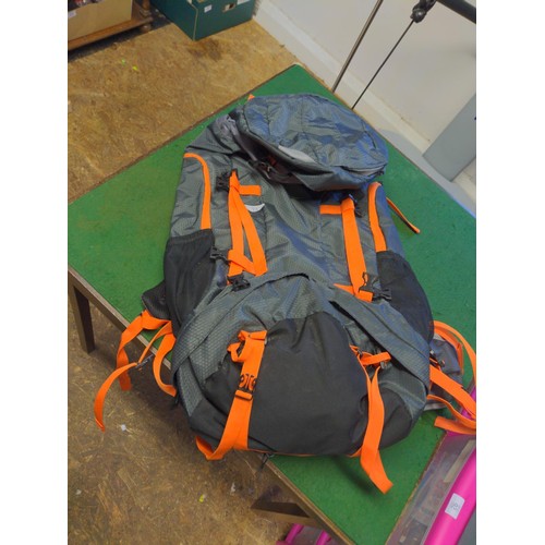 73 - Large grey backpack (as new)