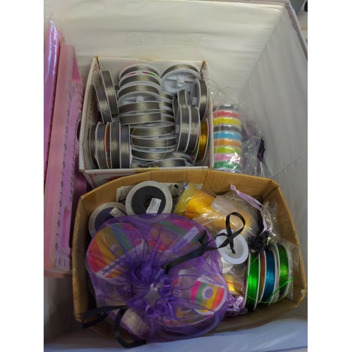 84 - 2 boxes of crafting and hobby equipment