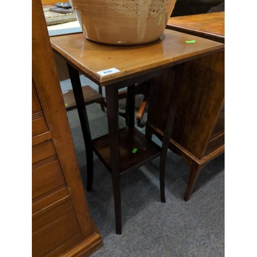 635 - Two tier plant table. 38 x38 cm H76cm