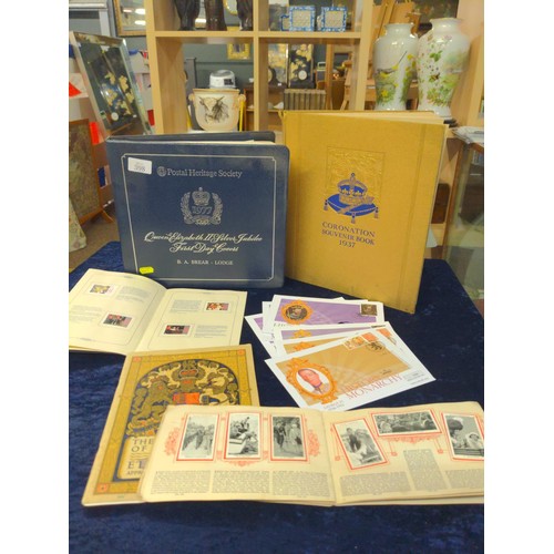 533 - Postal Heritage Society Queen Elizabeth II Silver Jubilee First Day Covers, ten History of the Monar... 