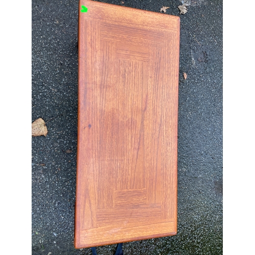 307 - Vejle Made in Denmark teak coffee table. W101 D45 H40 cm