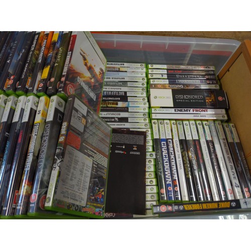 133 - Large quantity of Xbox 360 games all in cases