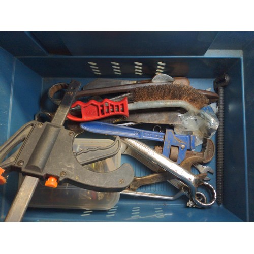 213 - Small box of tools etc.