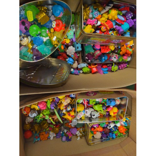 238 - Box including Moshi Monsters figures & cards