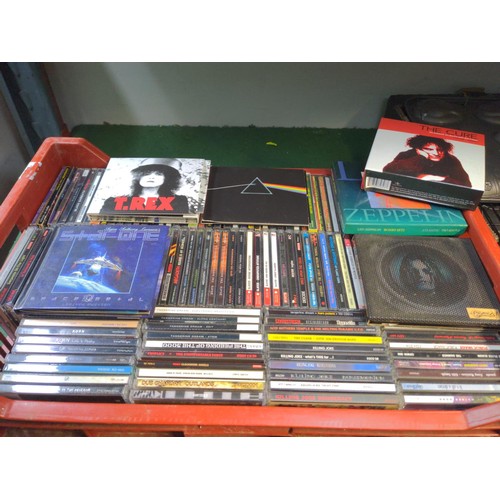 278 - Large box of CD's inc. The Cure, Led Zeppelin 