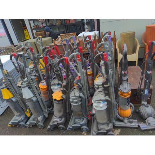 27 - Approx 24 x various models of Dyson Vacuum cleaners inc DC25, DC27, DC40, DC33 etc... (spares or rep... 