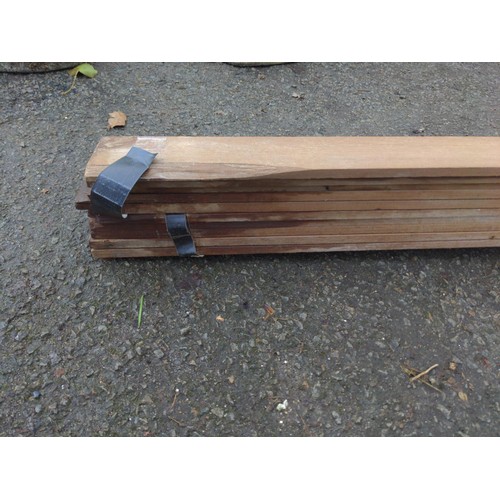 34 - 188cm lengths of teak. n