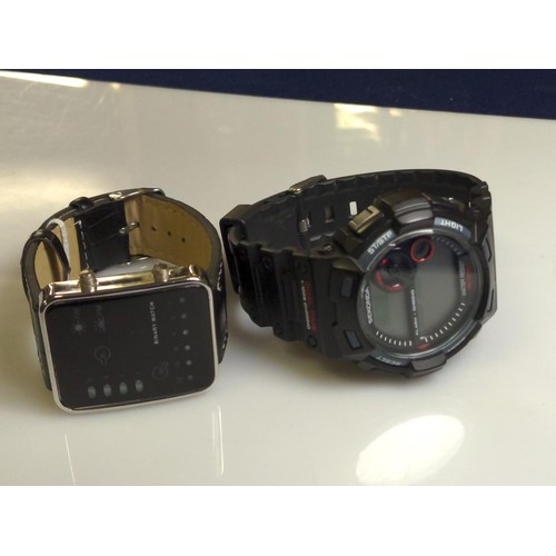 540 - Binary watch and Sekonda 1034 DLW watch