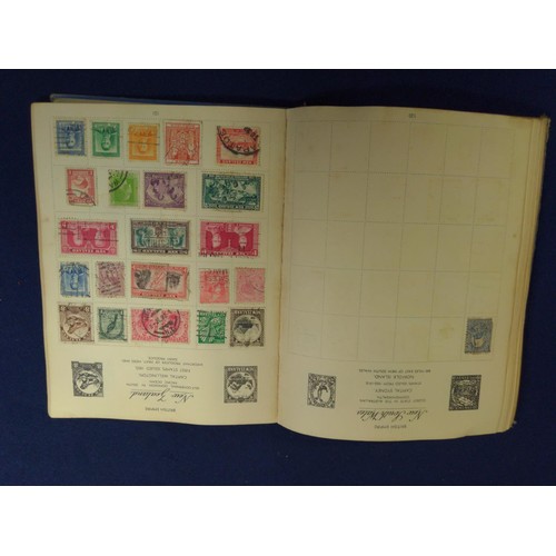 534 - Royal Mail Stamp Album with world stamps, part filled, mint & used