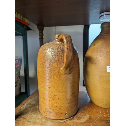 244 - 3 stoneware jugs