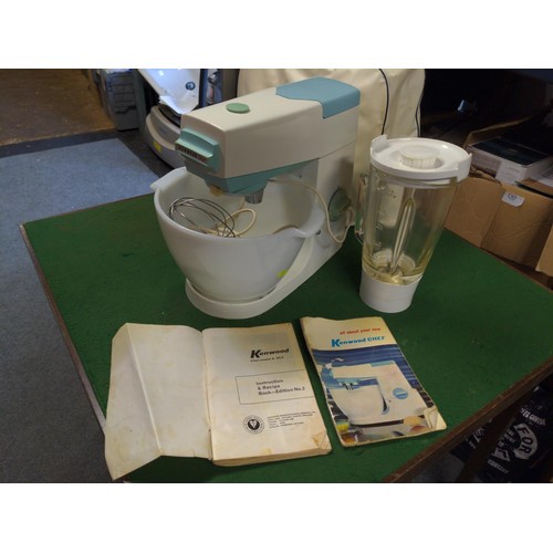 132 - Vintage Kenwood Chef with accessories & manual