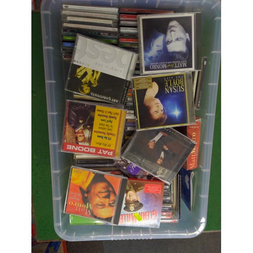 122 - Collection of compact discs with various music inc. Jonny Cash, Phil Collins, Neil Diamond etc.