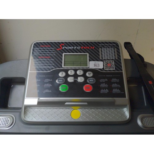 163 - Digital Sportstech F10 foldable treadmill/running machine with transmitter band