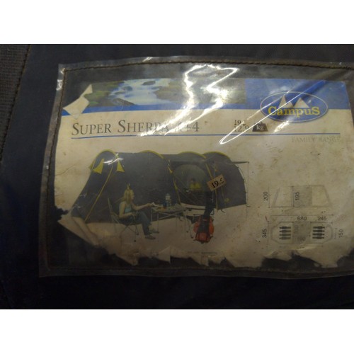 270 - Campus super Sherpa 4 x 4 tent in original bag.