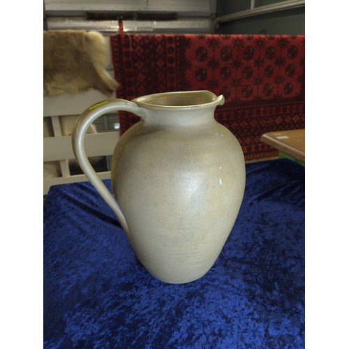 343 - Large stoneware jug by Hillstonia, height 29cm