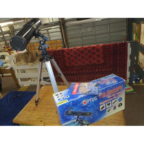 OPTUS Telescope with EQ7 mount magnification 35x 234 x in original