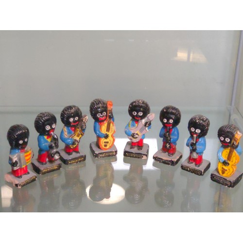 438 - Collection of eight Robertson golly band figures