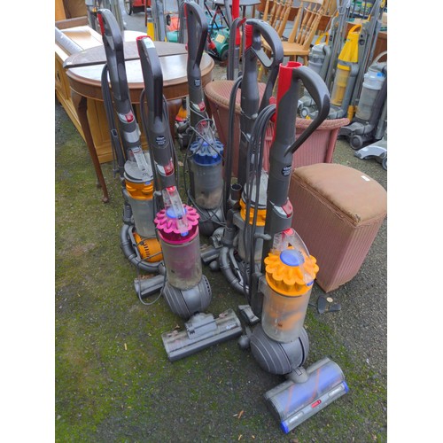 67 - Quantity of five Dyson vacuum cleaners inc DC40 X 2, DC25 X 2 & one other