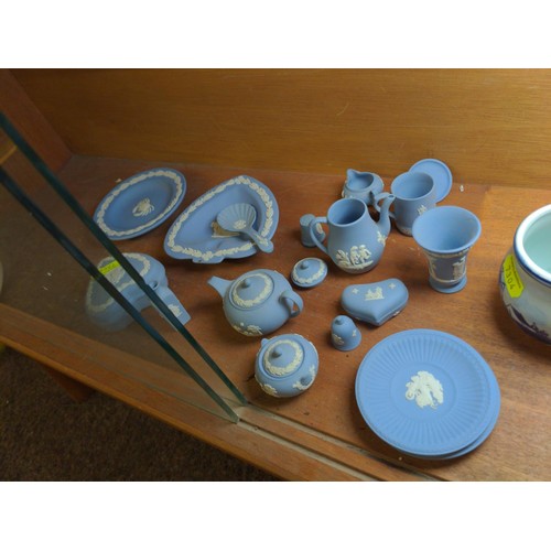 309 - Collection of Wedgwood Jasper ware, Delft, etc