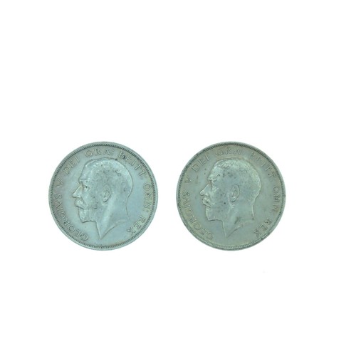 375 - Two half crowns 1914 and 1916, condition as uncirculated