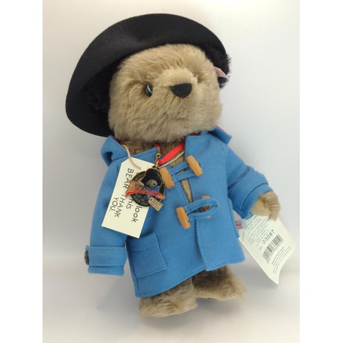 456 - Steiff Paddington Bear 662010 with medal, coat, hat and gold Steiff button to ear, in original box, ... 