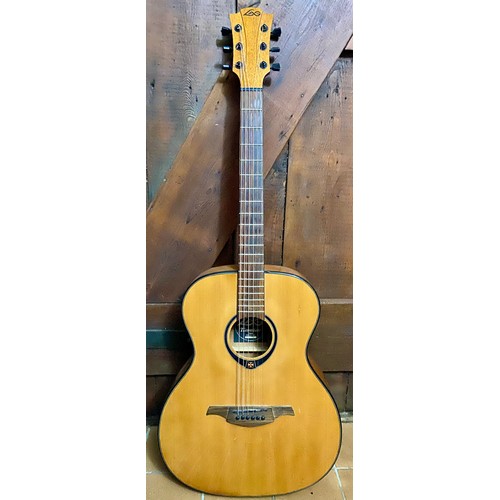 466A - LAG Tramontane T66A parlour size acoustic Guitar in excellent condition. With luxury lined quality R... 