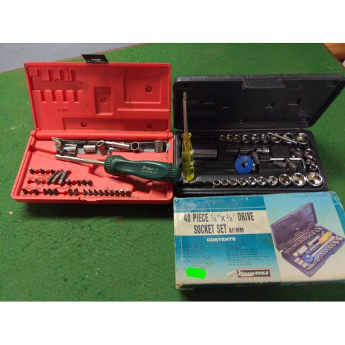 145 - 3 x tool boxes, Inc Snap-on Rachet screwdriver set and other contents 