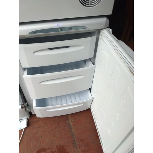 223 - Hotpoint frost free freezer with 3 drawers 