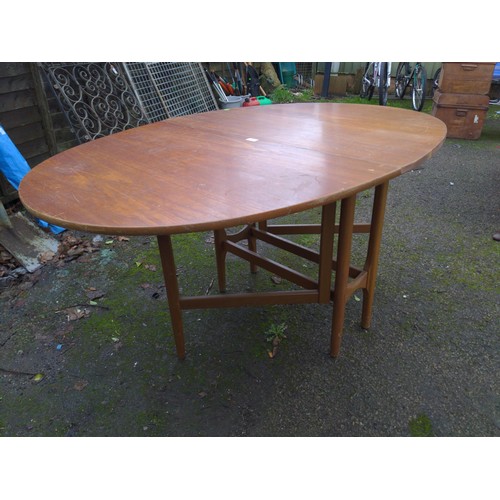 225 - Nathan drop-leaf table 87cm x 33cm x 75cm