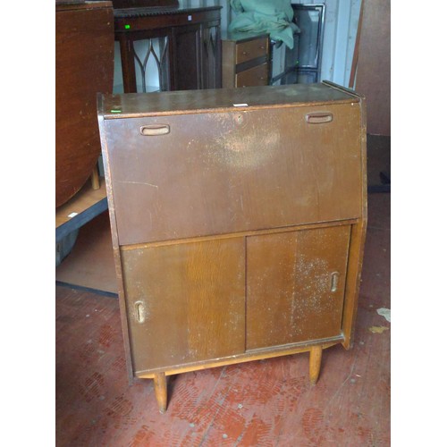 232 - Mid century style bureau, Genuine bureaulite  77cm x 38cm x 104cm