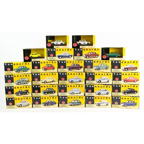 26x Vanguards scale models, boxed. Includes 4x special limited edition cars