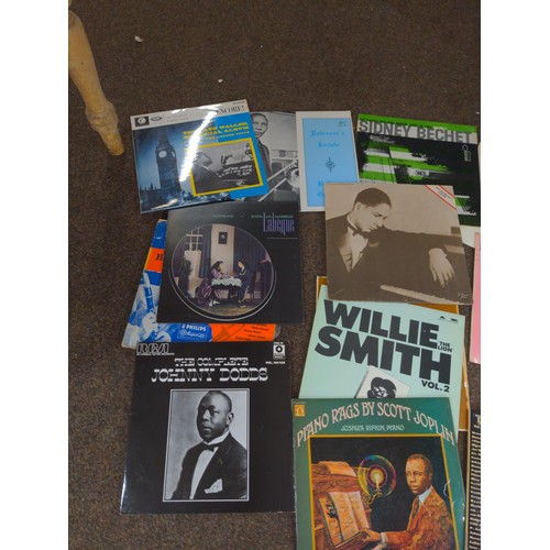 298 - Approx. 56 jazz LPs including, Fats Waller & Jelly Roll Morton.