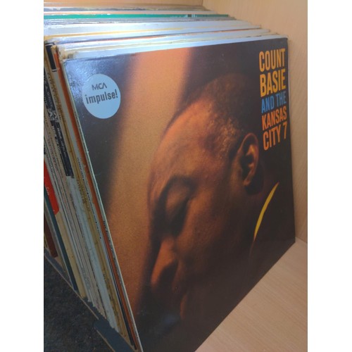 298 - Approx. 56 jazz LPs including, Fats Waller & Jelly Roll Morton.