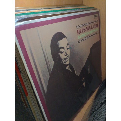 298 - Approx. 56 jazz LPs including, Fats Waller & Jelly Roll Morton.