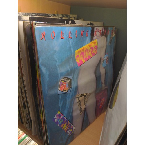 299 - Quantity of vinyl with water damage, Rock & pop collection of Approx. 36 LP's Inc Marvin Gaye, B... 