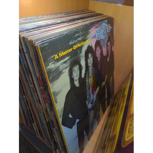 295 - Approximately 66 rock LPs inc. Genesis, Boomtown Rats, Fleetwood Mac, U2 & Mike Oldfield etc.