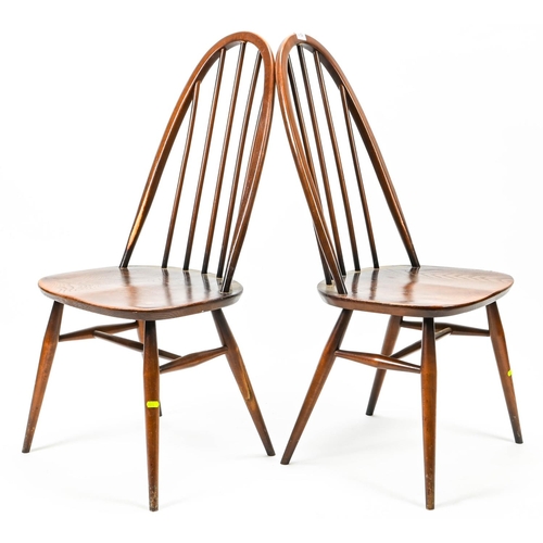 408 - Pair of Ercol Quaker 365 elm & beech chairs