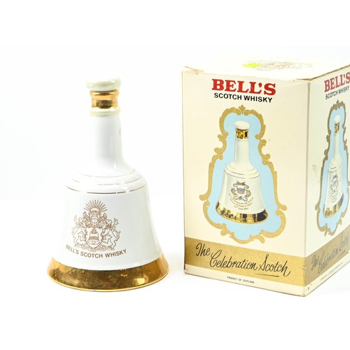 338 - Two Wade Bells Scotch Whisky decanters. Royal commemorative 1982. 50cl, sealed and full, one with bo... 