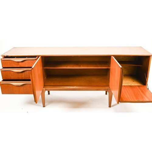 360 - Teak mid century sideboard by Jentique. L183 x D 45 x H 75.