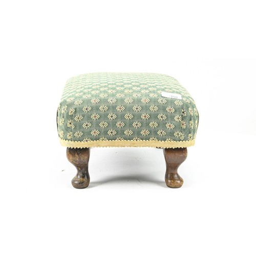 391 - Upholstered footstool.