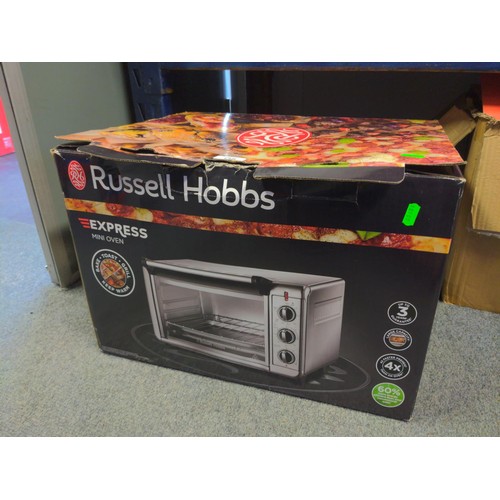 138 - Russell Hobbs Mini oven in box 