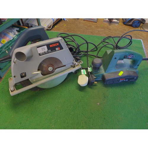 171 - Bosch JKS66 Circular saw & PH01582 planer