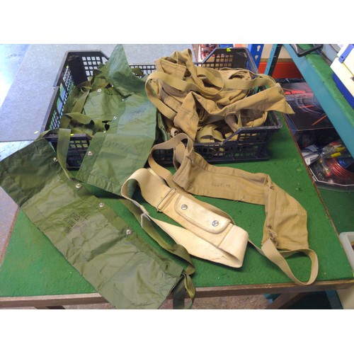 215 - Military belt pouches and other belts 