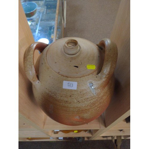 513 - French Olive Oil Jar two handles. H50 Dia. 32 cm