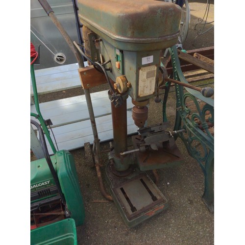 57 - whitcote Pillar drill/drilling machine H100cm