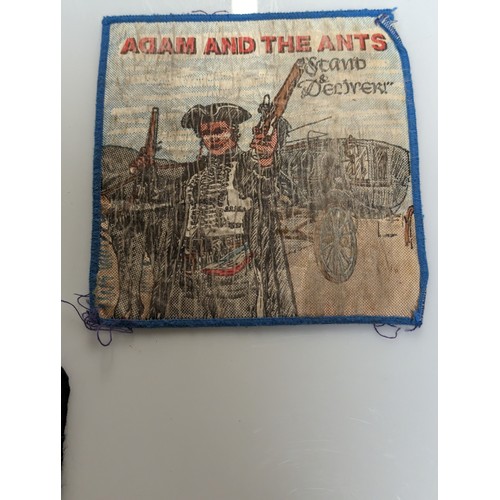 719A - Vintage Adam and the Ants fabric patches.