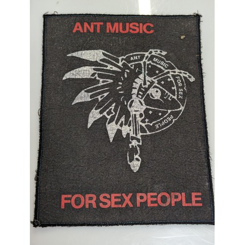 719A - Vintage Adam and the Ants fabric patches.